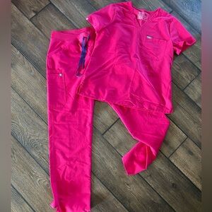 Hot Pink Figs Scrubs